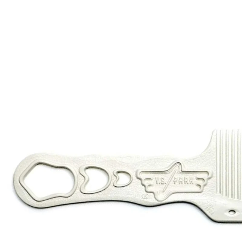 x Y.S.Park - Peigne de tondeuse "YS-s282 Slim Type Flat Top Clipper Comb" (240mm/9.45") - Blanc