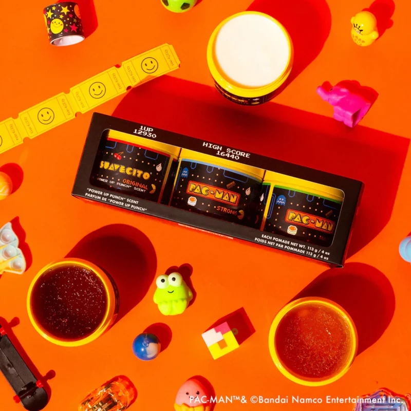 X Pac-Man - Pommade "Firm Strong Hold" Édition Power Up Punch - Tenue extra forte brillance moyenne (113ml/4.0oz)
