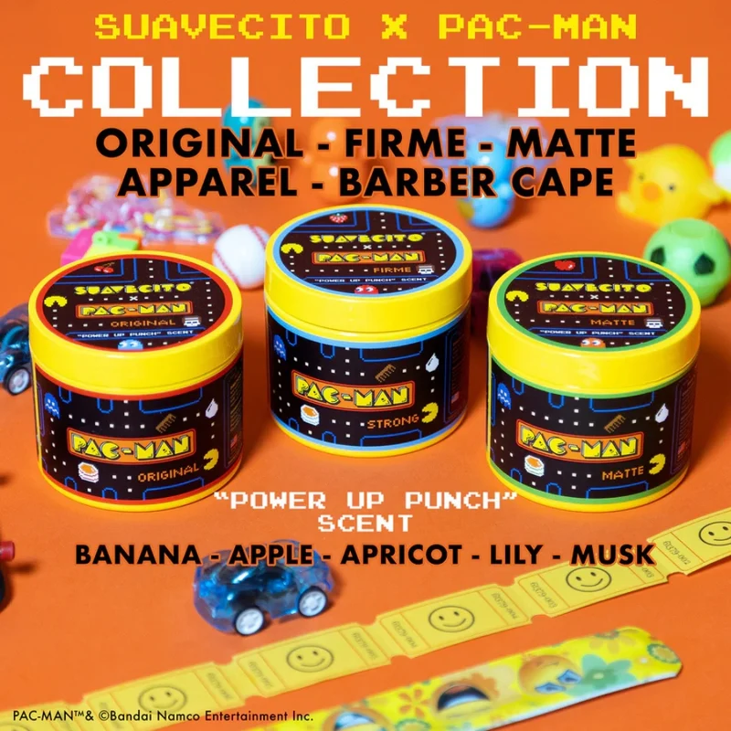 X Pac-Man - Pommade "Original Hold" Édition Power Up Punch - Tenue et brillance moyenne (113ml/4.0oz)