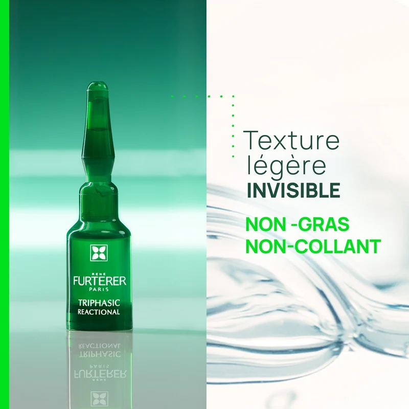 Cure antichute réactionnelle "Triphasic Reactional" ampoules - Stress, régime, fatigue (12x5.0ml/0.16oz)