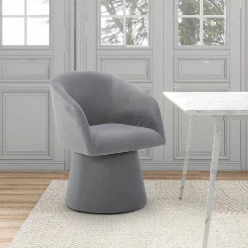 AIDEN & IVY - Chaise Pivotante en Tissu