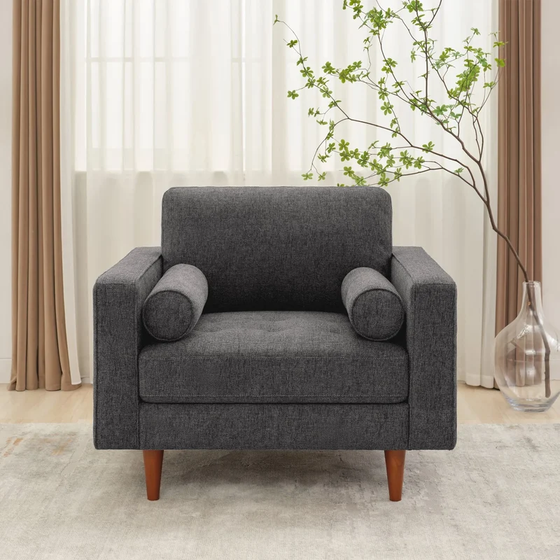 KING - Chaise d'Appoint en Tissu