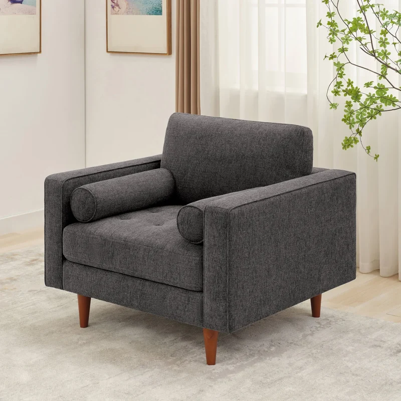 KING - Chaise d'Appoint en Tissu