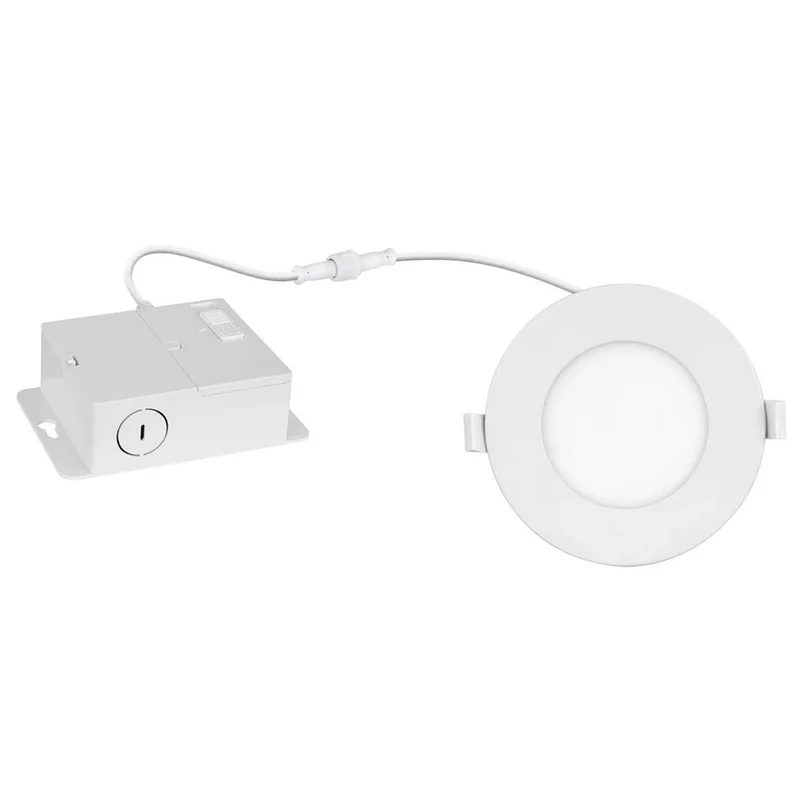 LUMINUS ELITE - Paquet de 6 Panneaux DEL avec Boîte de Jonction Détachée 10 cm (4po)