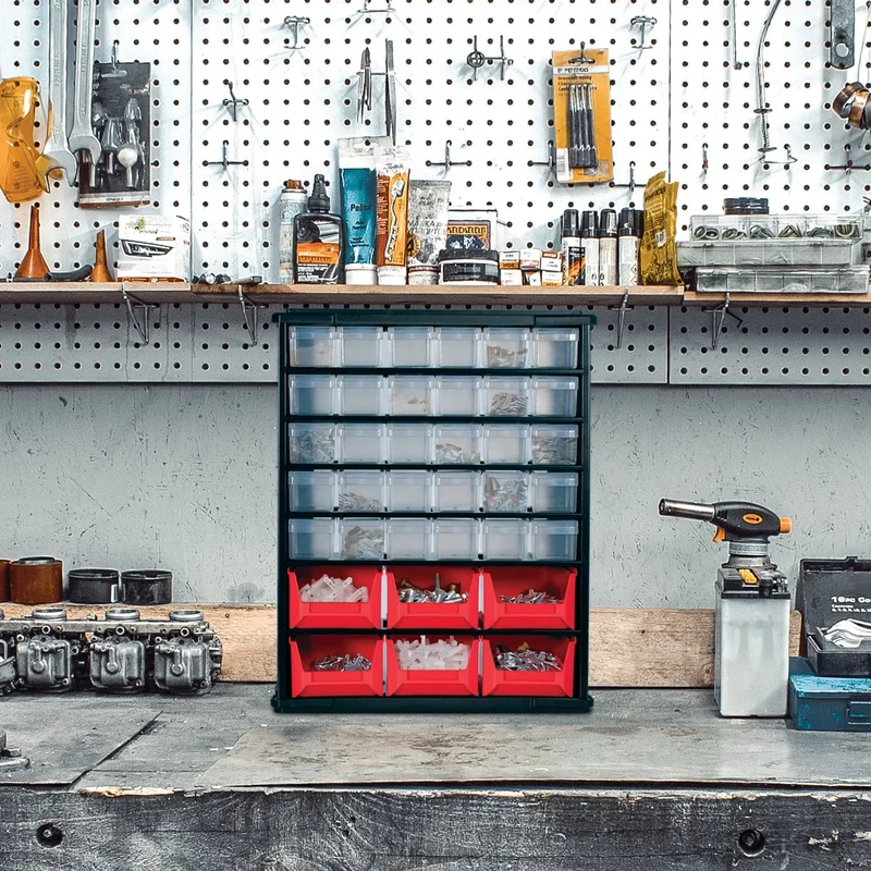 BIRDROCK HOME - Organisateur de Bacs à Pièces à Usages Multiples