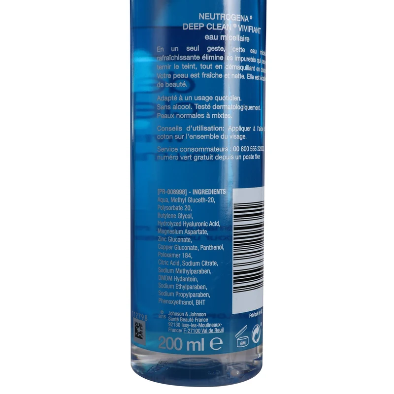 Eau micellaire deep clean vivifiant