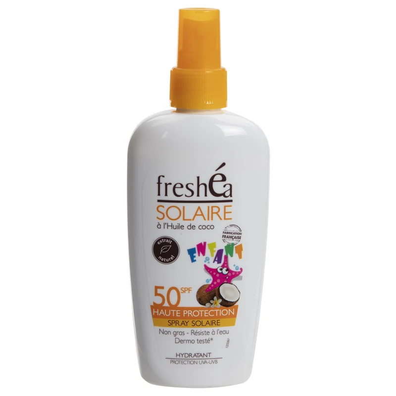 Spray solaire hydratant enfant SPF 50
