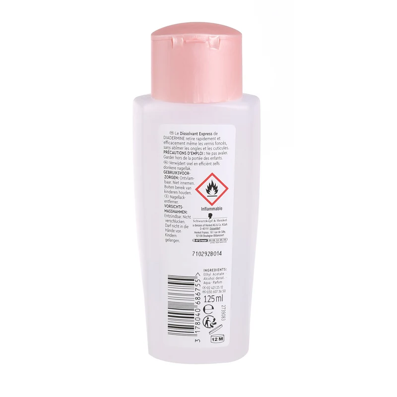 Dissolvant express tous types d'ongles