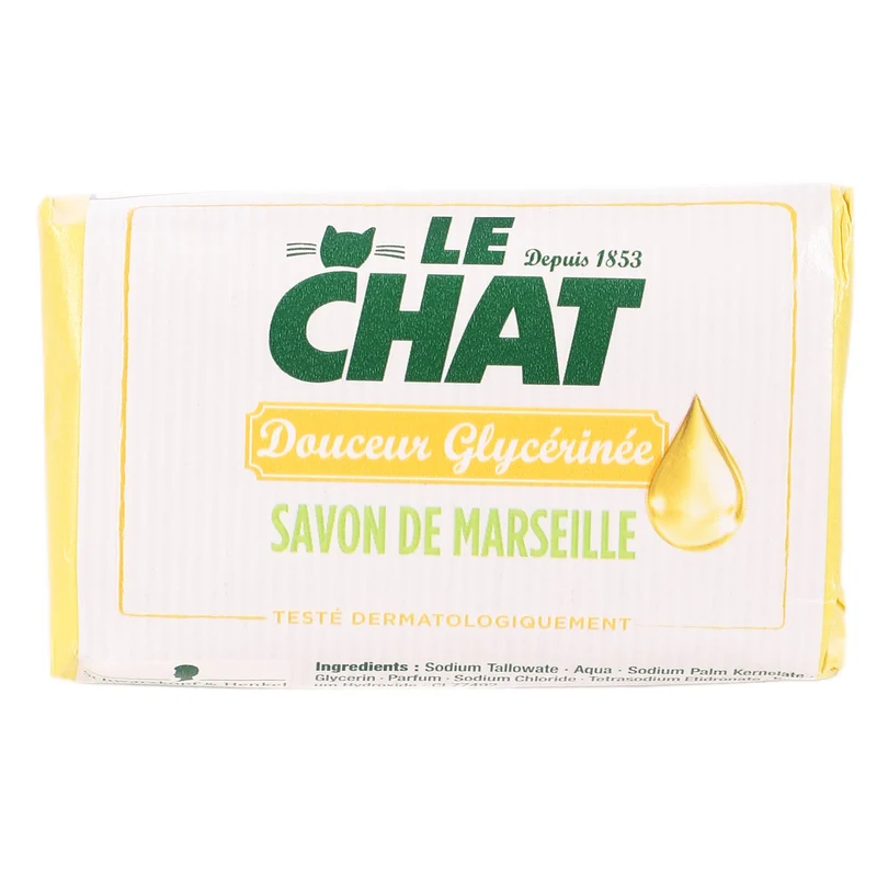 6 savons de Marseille douceur glycérinée
