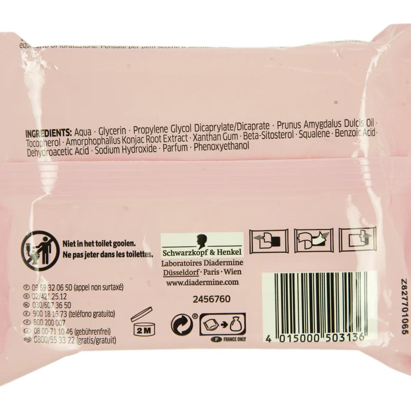 Lingettes démaquillantes hydratantes