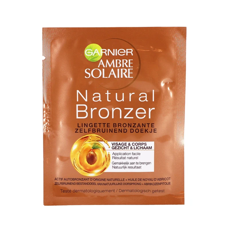 Lingette auto-bronzante visage