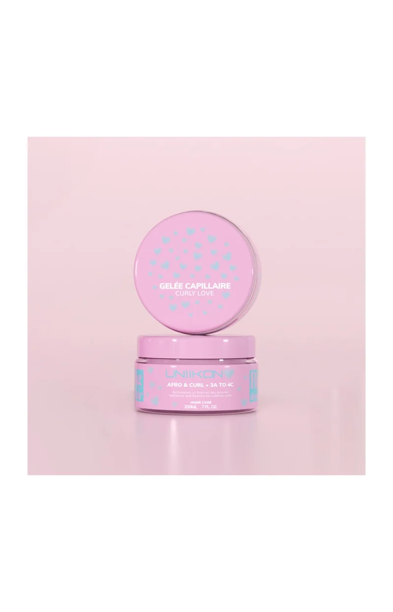 Gelée capillaire - Huile de ricin & protéines de blé - Cheveux bouclés - 200 ml