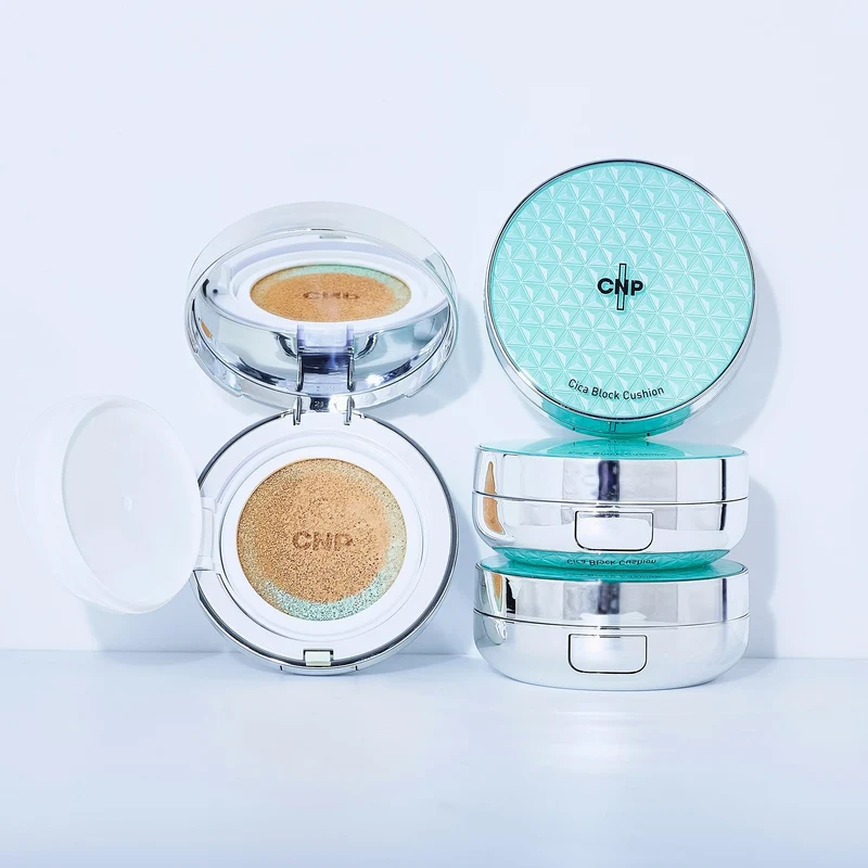 Official CNP CICA Block Cushion #23 Natural Beige (Foundation) 13g + Refill 13g SPF35 PA++