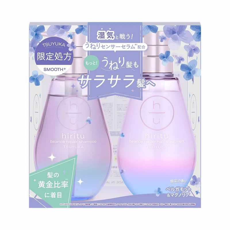 hiritu Balance Repair Shampoo Treatment Set Tsuyuka 410mL