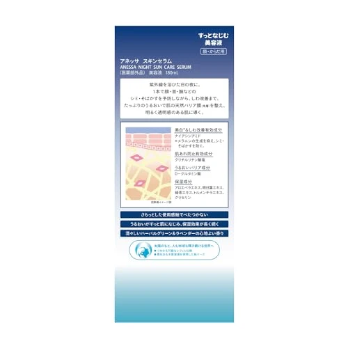 Shiseido Anessa 2024 Night Sun Care Serum180mL for Face & Body