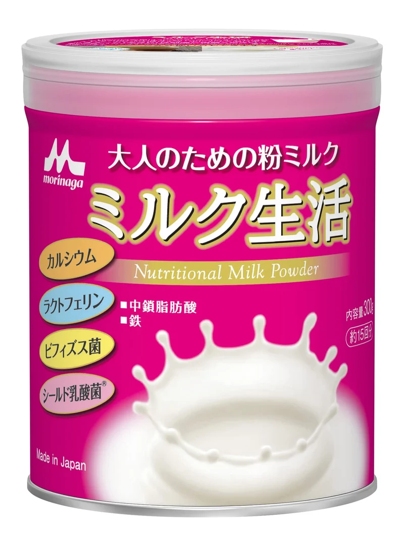 Milk Powder for Adults Milk Seikatsu 300g Nutritional supplement 6 major ingredients for health support