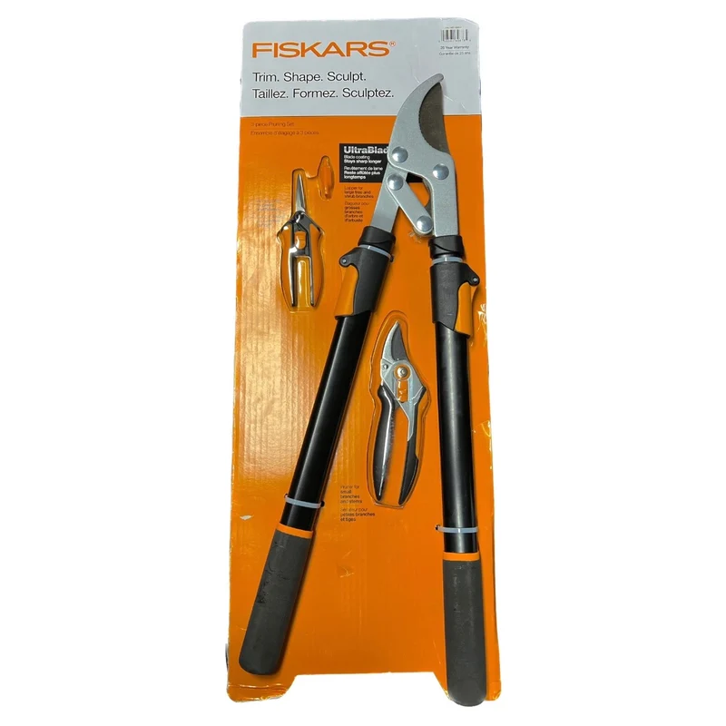 FISKARS - Ensemble d'Élagage à 3 Pièces