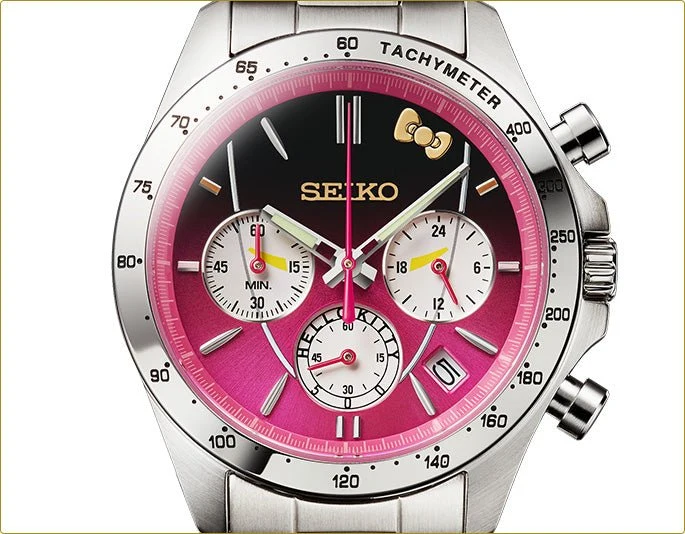 Seiko X Hello Kitty Shinkansen 500 Series 25th Anniversary Collaboration Limited Edition