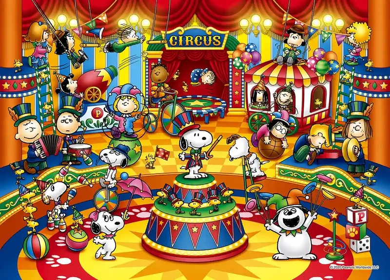 Epoch 2000pc Peanuts Circus Jigsaw Puzzle 38x53cm
