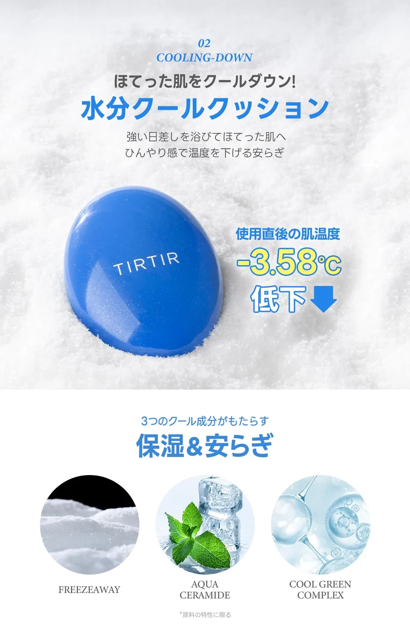 TIRTIR Mask Fit Mini Cushion COOL SUN 4 5g (One Color)