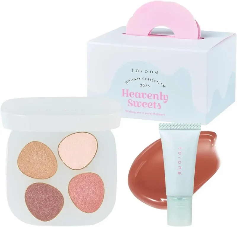 to/one One Heavenly Sweets Eye Lip Balm Holiday Set 0.09/0.2 oz