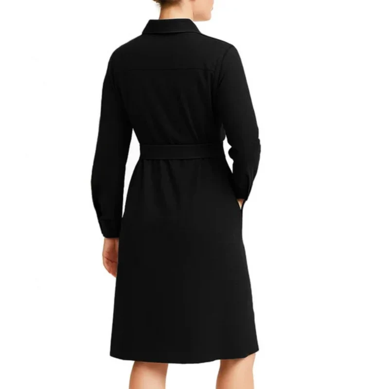 KERSH - Robe à Manches Longues pour Femme