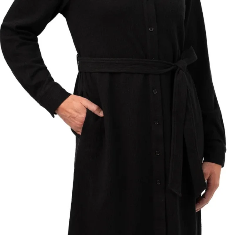 KERSH - Robe à Manches Longues pour Femme