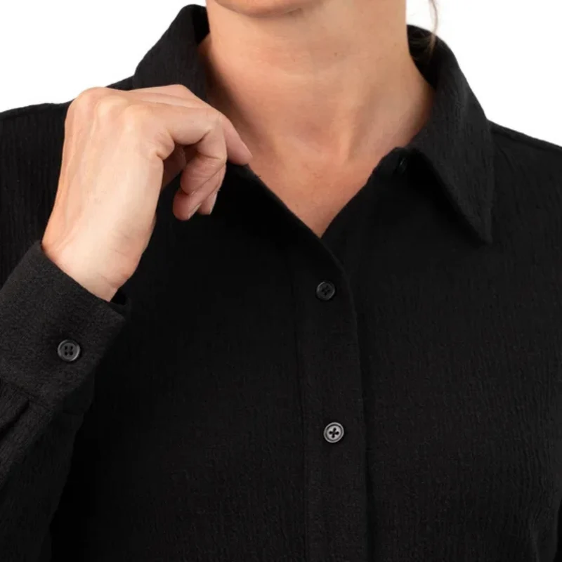 KERSH - Robe à Manches Longues pour Femme