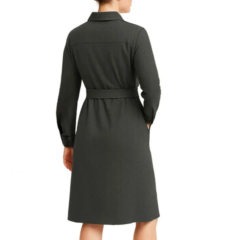 KERSH - Robe à Manches Longues pour Femme