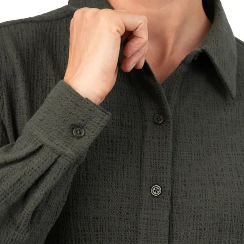 KERSH - Robe à Manches Longues pour Femme