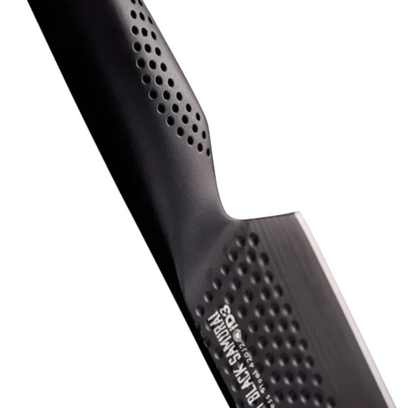 CUISINE PRO - Ensemble de 8 Couteaux et Bloc de Rangement The Egg Black Samurai