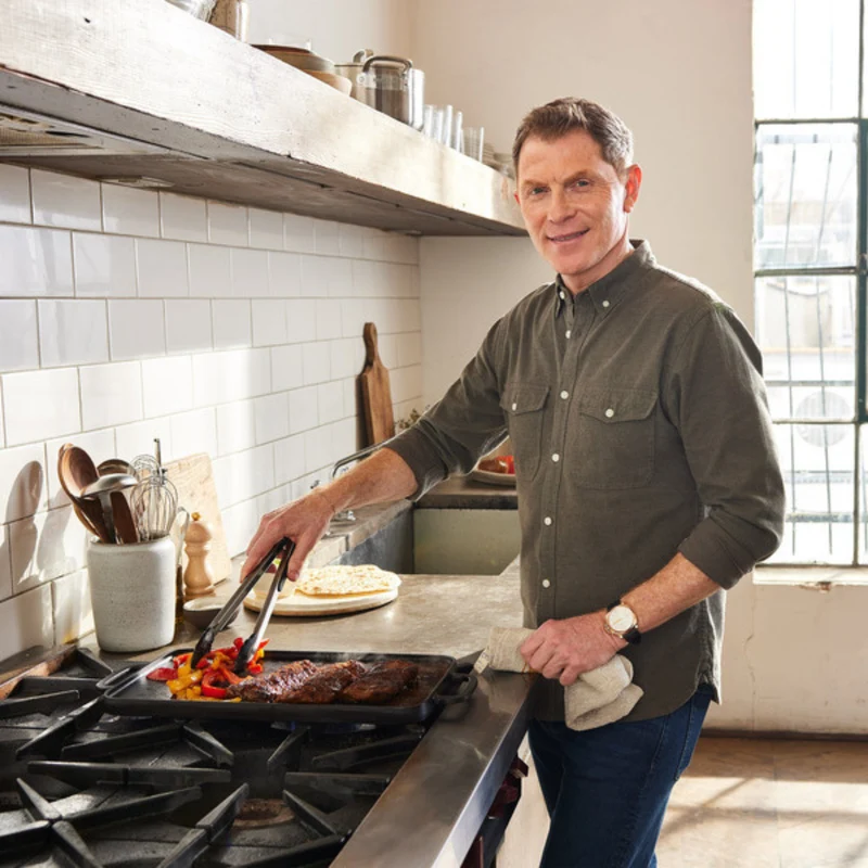 BOBBY FLAY BY GREENPAN - Plaque Gril Réversible en Fonte
