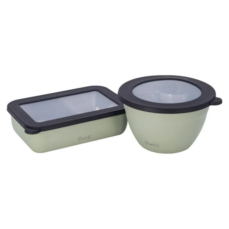 S'WELL - Ensemble Bol à Salade et Boîte à Bento