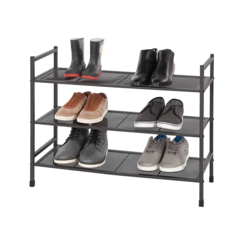 NEATFREAK - Étagère à Chaussures Empilable en Métal à 3 Niveaux