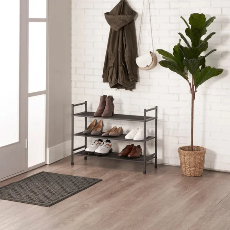 NEATFREAK - Étagère à Chaussures Empilable en Métal à 3 Niveaux