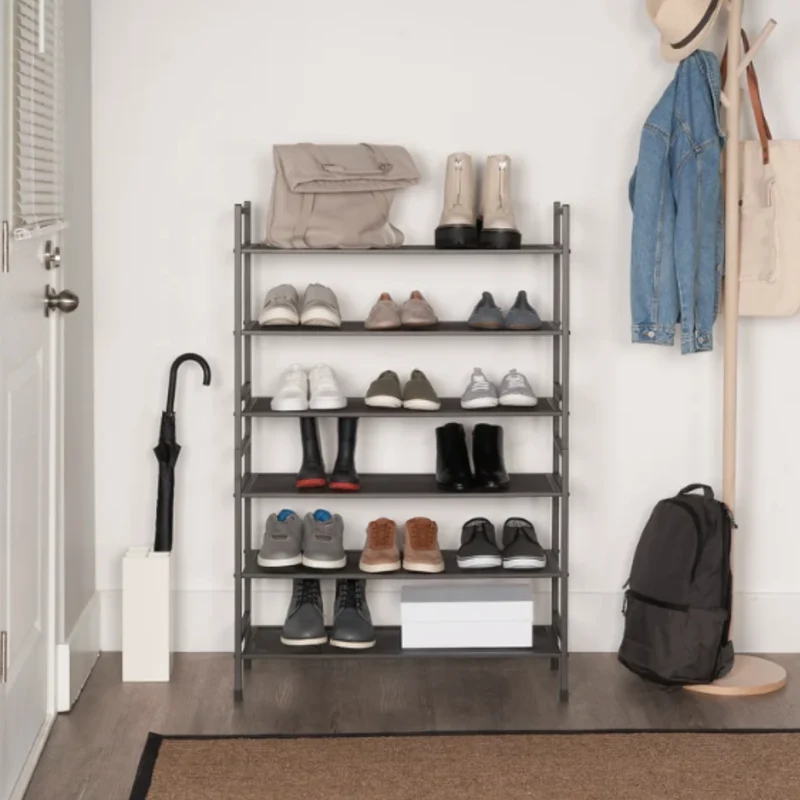 NEATFREAK - Étagère à Chaussures Empilable en Métal à 3 Niveaux