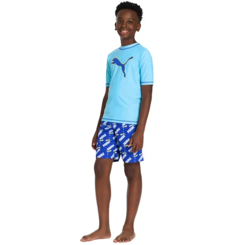 PUMA - Maillot de Bain Dermoprotecteur 2 Pièces pour Garçon