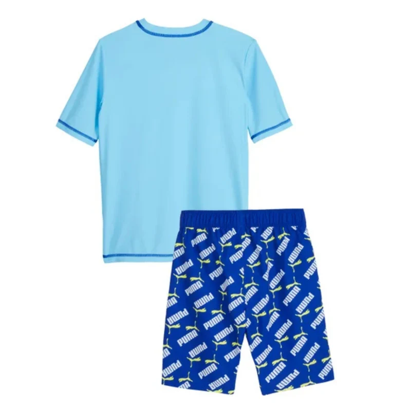 PUMA - Maillot de Bain Dermoprotecteur 2 Pièces pour Garçon