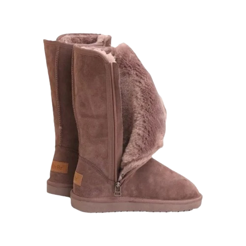 Bottes montantes ULTRA chaudes à Fermeture à Zip
