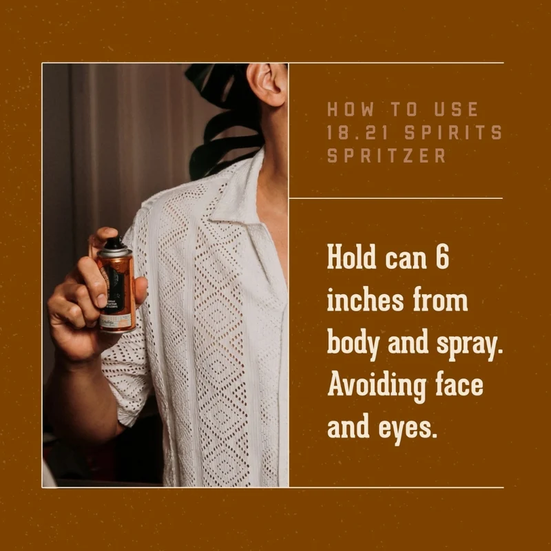 18.21 Man Made - Vaporisateur pour le corps "Spirits Spritzer Noble Oud" (100ml/3.4oz)
