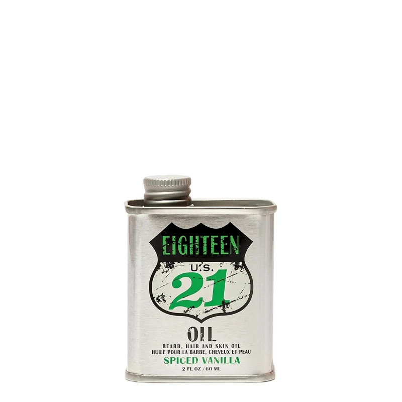 18.21 Man Made - Huile pour la barbe, cheveux et peau "Spiced Vanilla" (60ml/2.0oz)