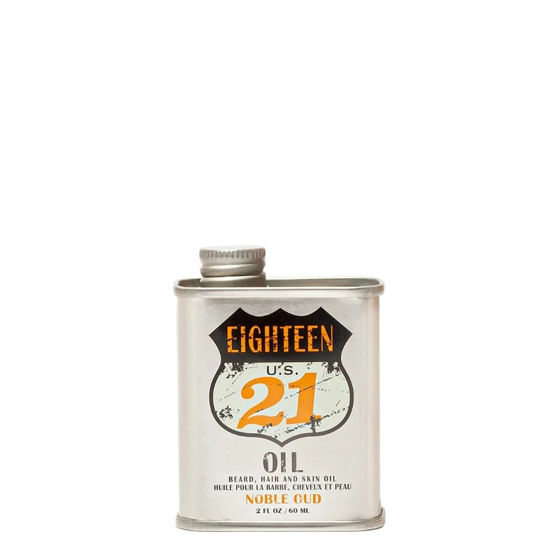 18.21 Man Made - Huile pour la barbe, cheveux et peau "Noble Oud" (60ml/2.0oz)