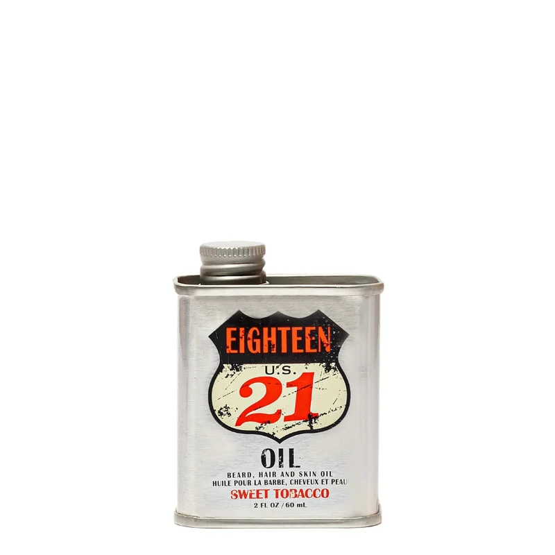 18.21 Man Made - Huile pour la barbe, cheveux et peau "Sweet Tobacco" (60ml/2.0oz)