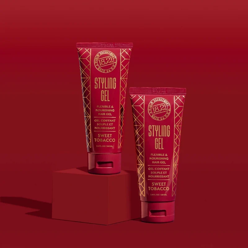 Gel coiffant "Styling Gel Sweet Tobacco" - Souple et nourrissant (100ml/3.4oz)