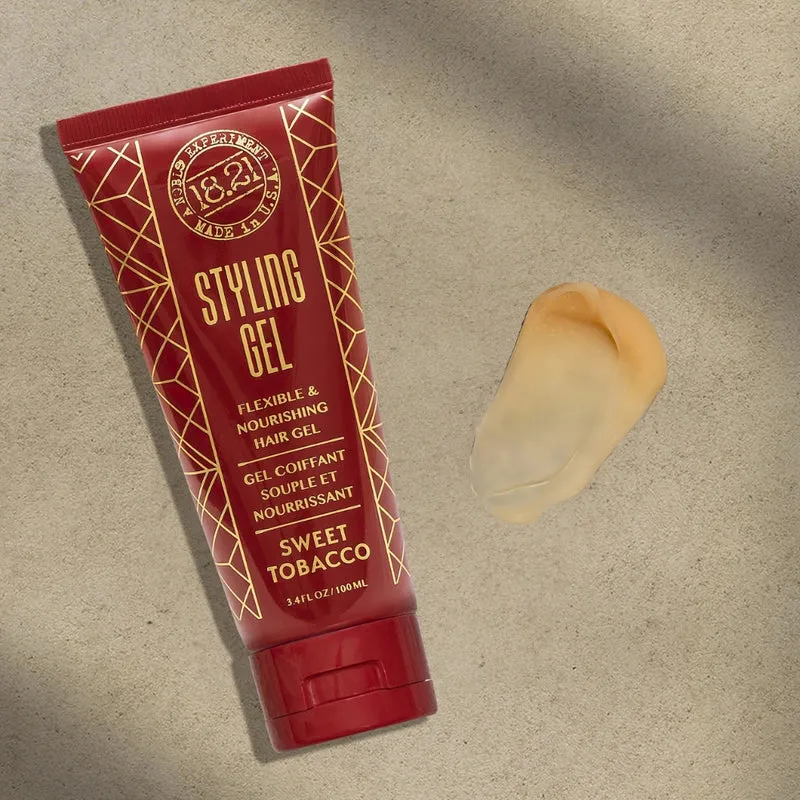 Gel coiffant "Styling Gel Sweet Tobacco" - Souple et nourrissant (100ml/3.4oz)