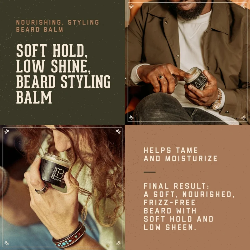 18.21 Man Made - Baume à barbe "Spiced Vanilla Beard Balm" (56.7g/2.0oz)