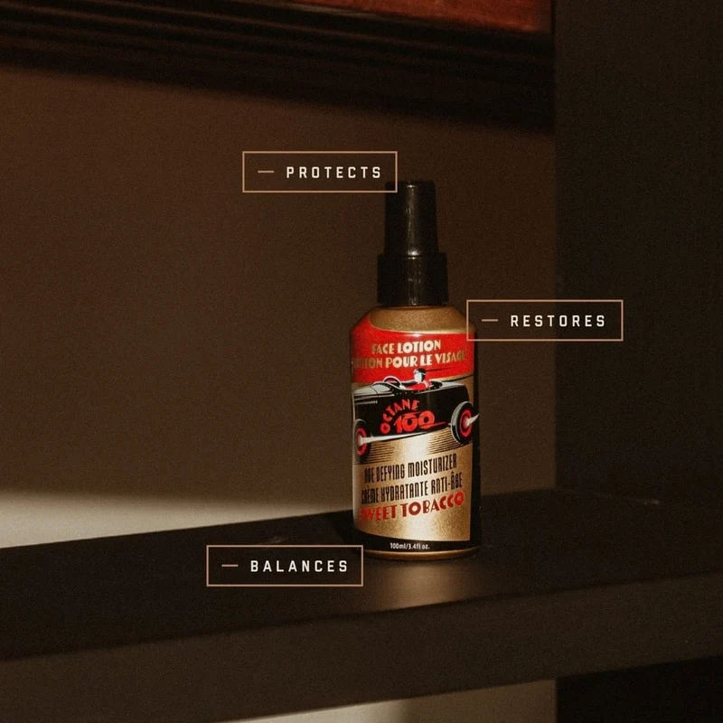 18.21 Man Made - Crème hydratante anti-age pour le visage "Sweet Tobacco Octane 100"