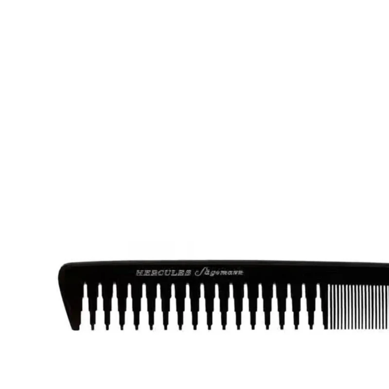 Peigne de coupe souple L "Barber Soft Cutting Comb L AC4" (180mm/7.09") - Noir
