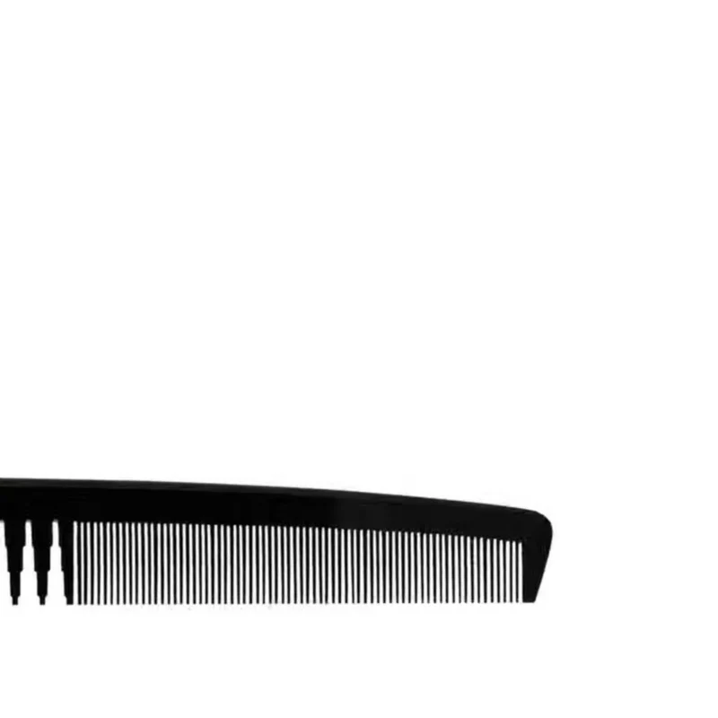 Peigne de coupe souple L "Barber Soft Cutting Comb L AC4" (180mm/7.09") - Noir