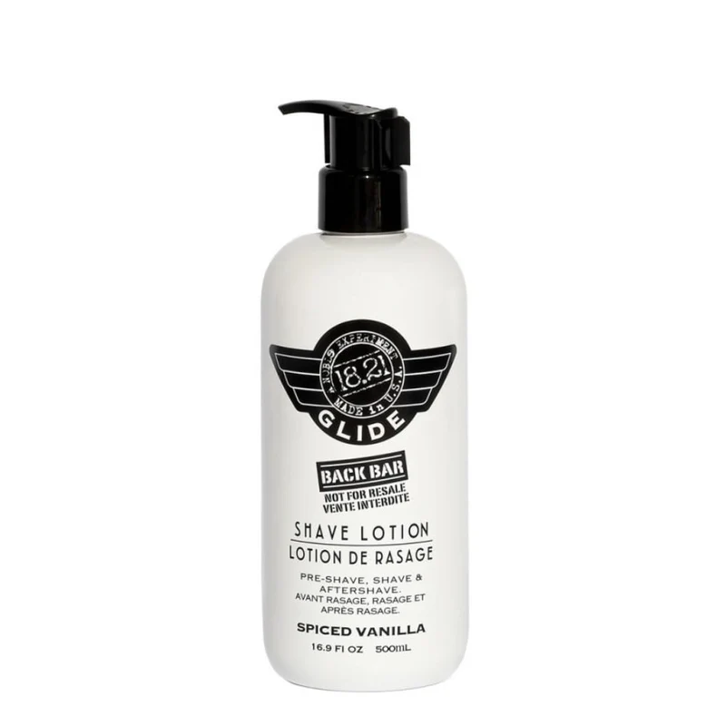 Lotion de rasage, avant rasage, rasage et après rasage "Spiced Vanilla Glide"